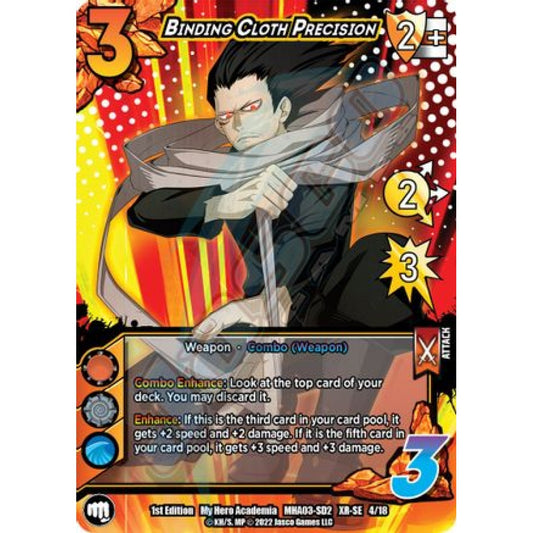 Binding Cloth Precision, 4/18, XR-SE, UniVersus, MHA03 Heroes Clash