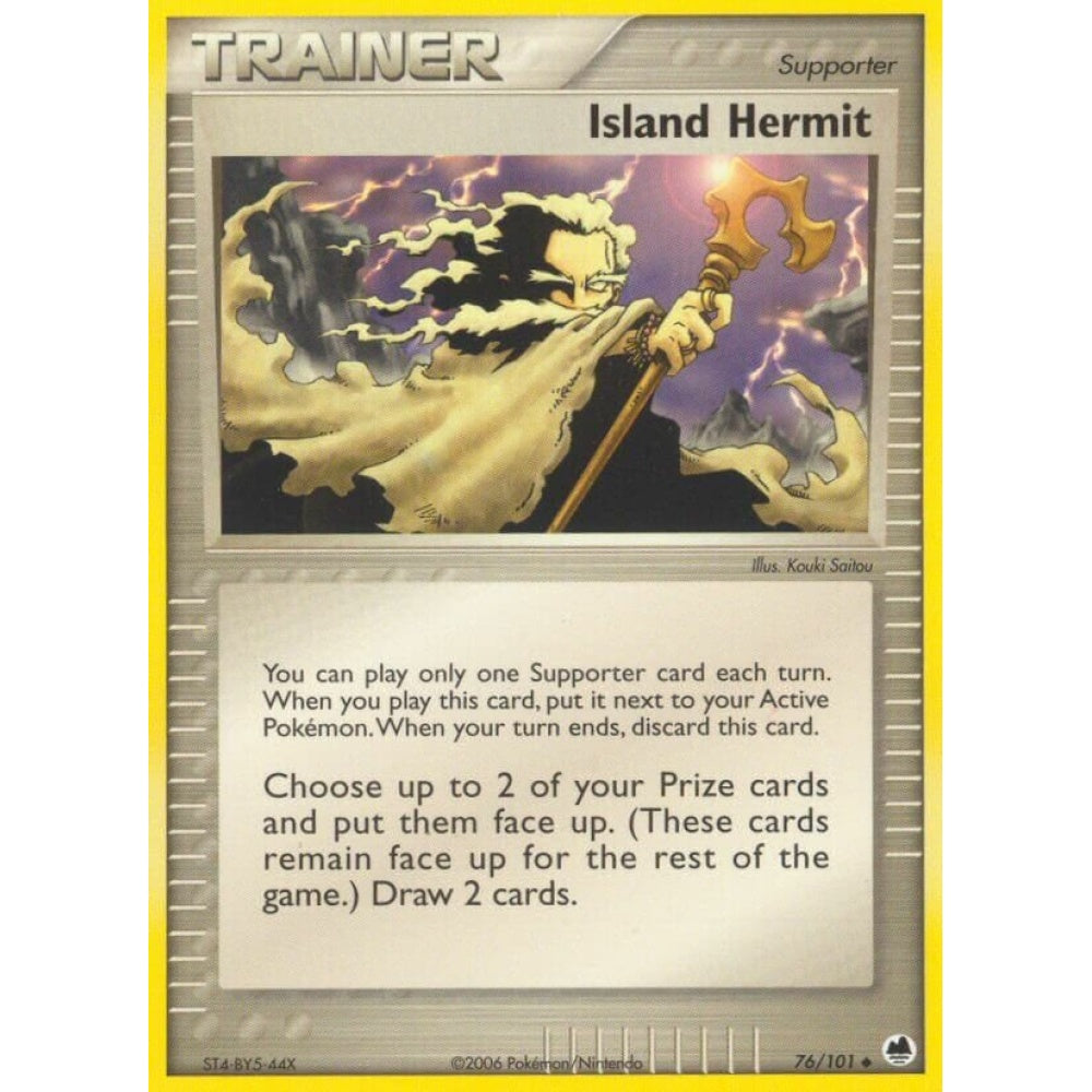 Island Hermit Uncommon 76/101 Pokemon Card Game EX Dragon Frontiers
