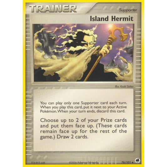 Island Hermit Uncommon 76/101 Pokemon Card Game EX Dragon Frontiers