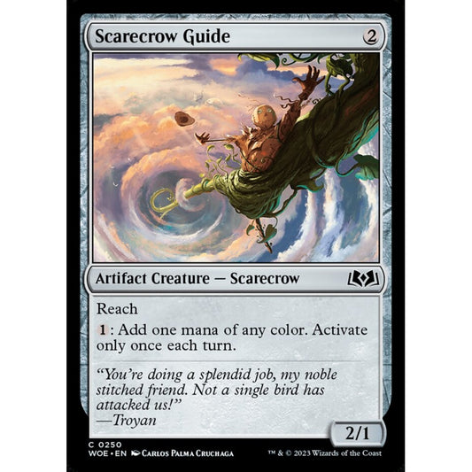 Scarecrow Guide, common, 250, Magic the Gathering, Wilds of Eldraine