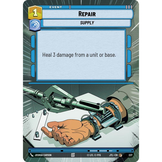 Repair, C, JTL 337) Hyperspace, Star Wars Unlimited