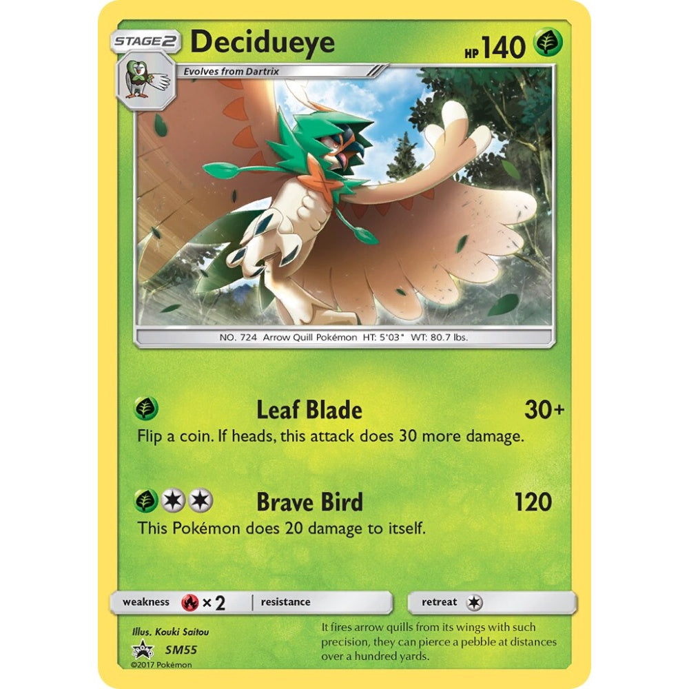 Decidueye Promo SM55 Pokemon Card Game Sun & Moon Promos