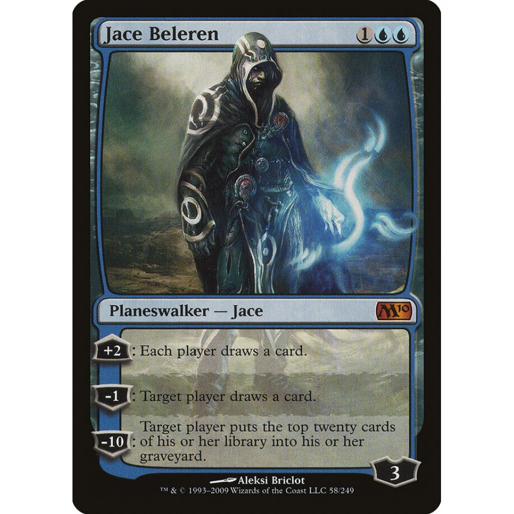 Jace Beleren mythic 58 Magic the Gathering Magic 2010