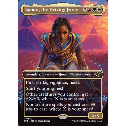 Samut, the Driving Force, 367, rare, Magic: The Gathering, Aetherdrift