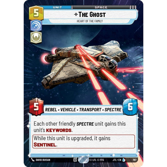 The Ghost, L, JTL 787) Hyperspace Foil, Star Wars Unlimited