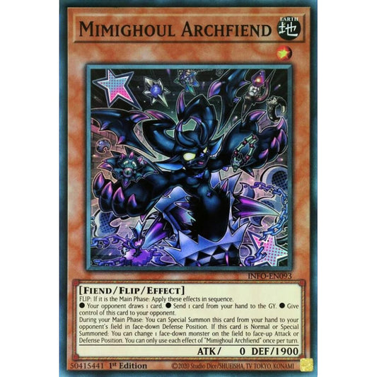 Mimighoul Archfiend INFO-EN093 Super Yu-Gi-Oh The Infinite Forbidden