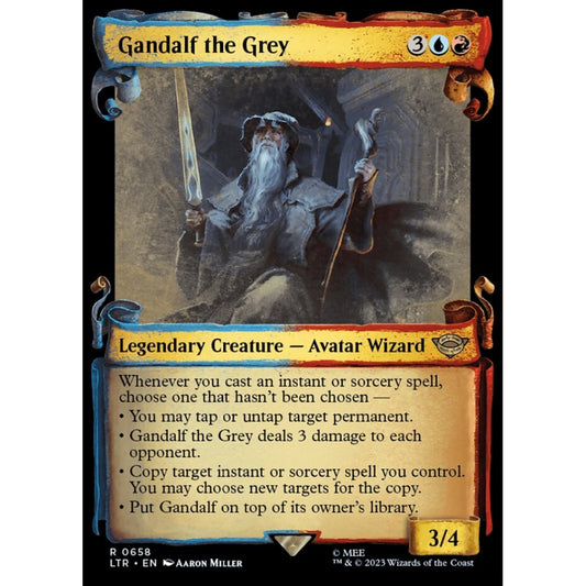 Gandalf the Grey, rare, 658, Magic the Gathering, The Lord of the Rings: Tales of Middle-earth