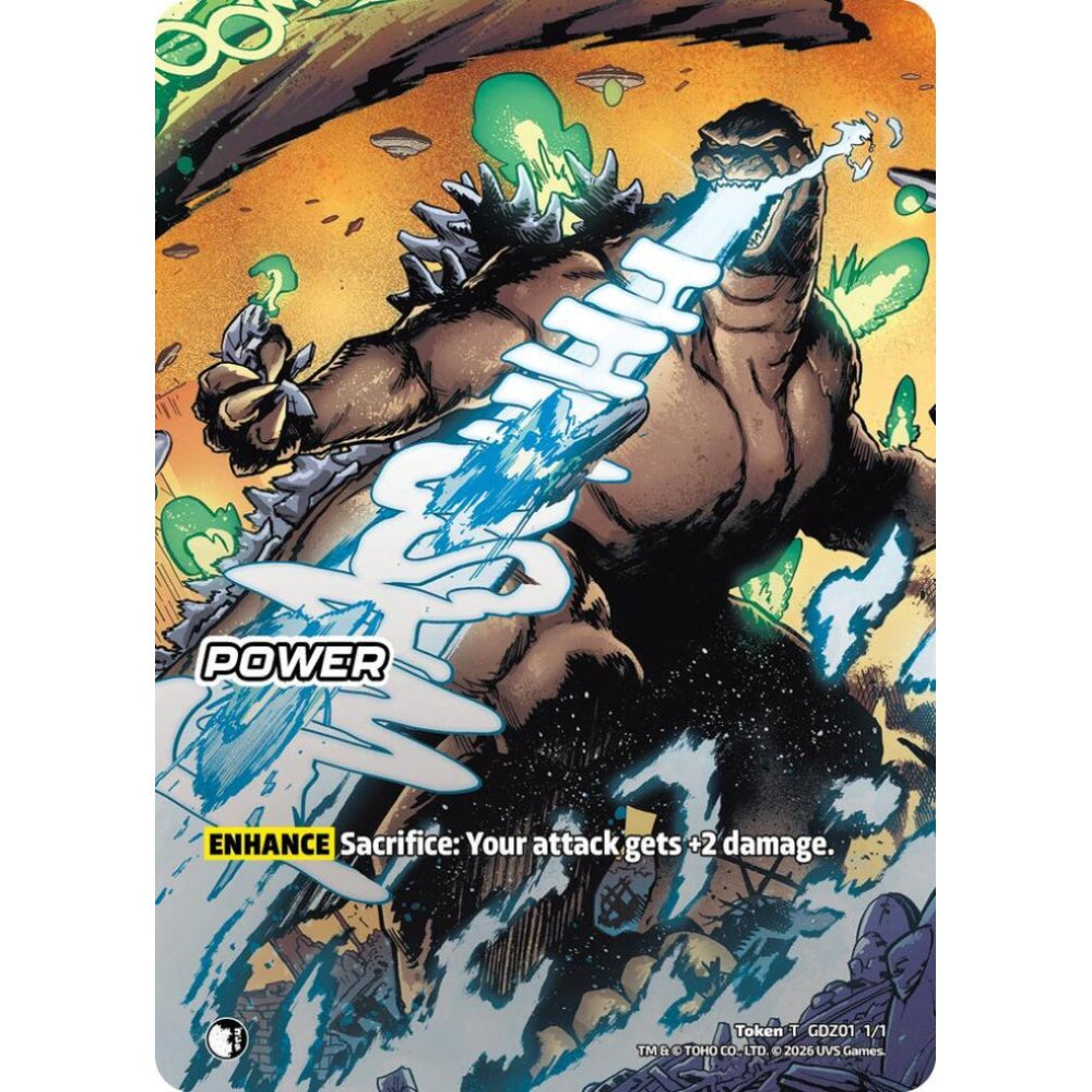 Power GDZ01 1/186 GDZ01 Universus Godzilla: Reign of Kaiju Token T