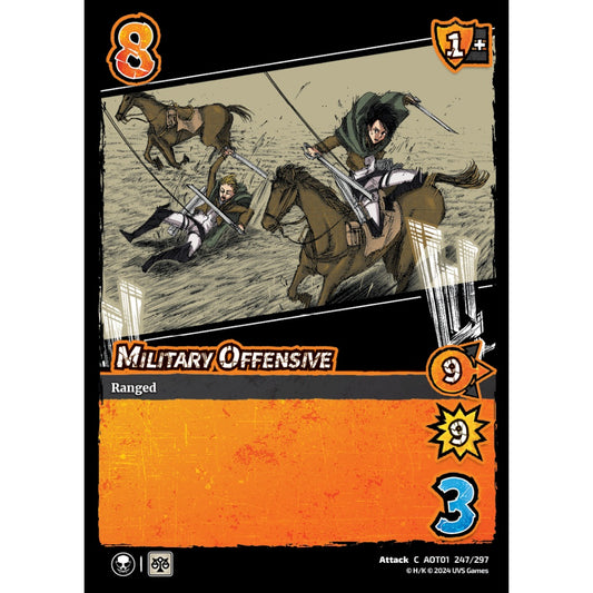 Military Offensive, 247/297, C, UniVersus, Attack on Titan: Battle for Humanity