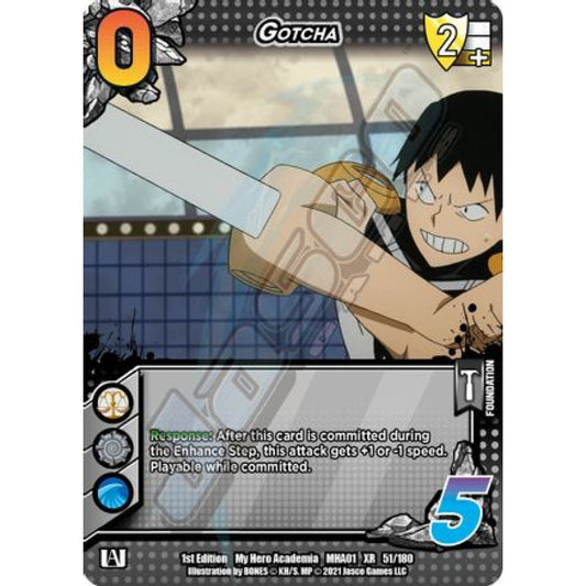 Gotcha, 51/180, XR, UniVersus, MHA01 My Hero Academia