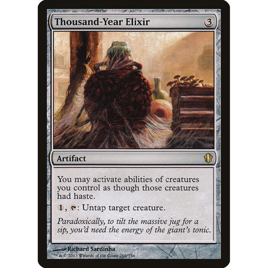 Thousand-Year Elixir rare 266 Magic the Gathering Commander 2013