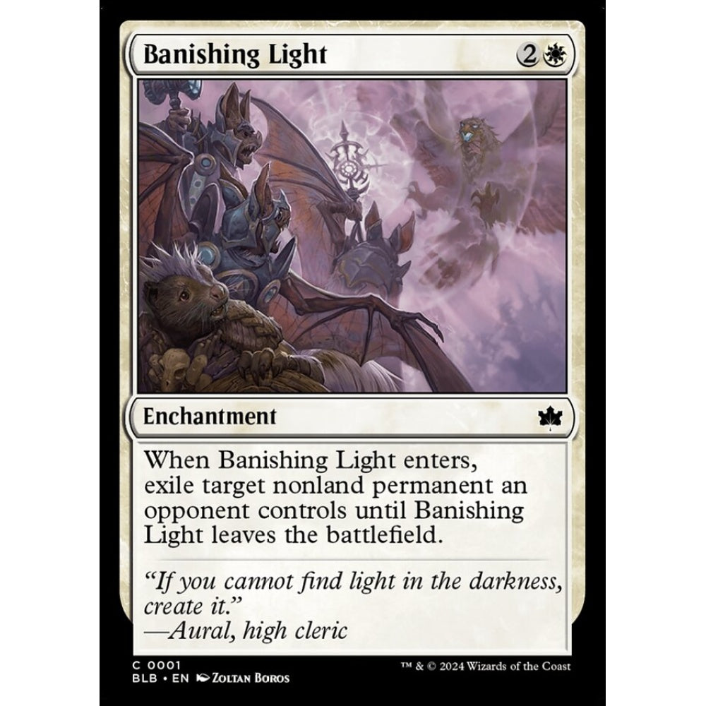 Banishing Light, 1, common, Magic: The Gathering, Bloomburrow