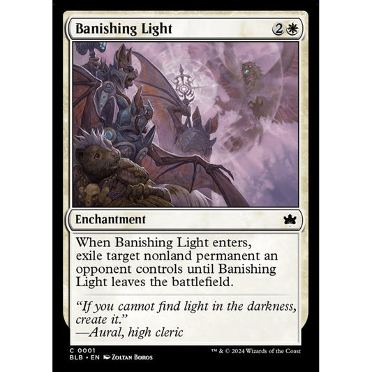 Banishing Light, 1, common, Magic: The Gathering, Bloomburrow