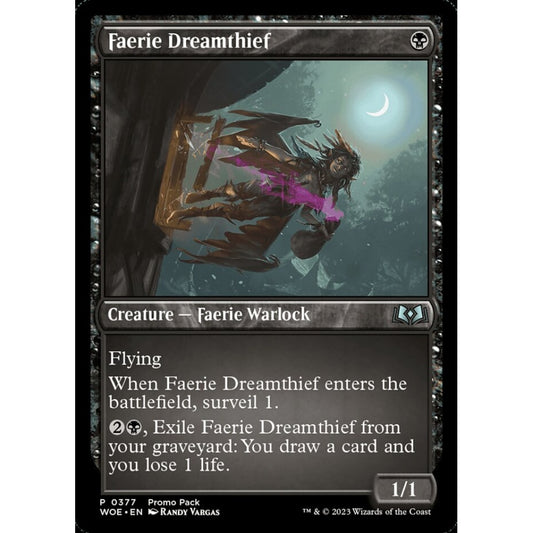 Faerie Dreamthief, uncommon, 377, Magic the Gathering, Wilds of Eldraine