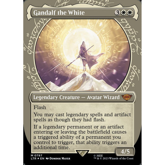 Gandalf the White, mythic, 797, Magic the Gathering, The Lord of the Rings: Tales of Middle-earth