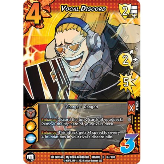 Vocal Discord, 67/108, C, UniVersus, MHA03 Heroes Clash