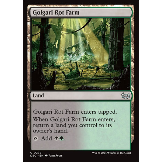 Golgari Rot Farm, 279, uncommon, Magic: The Gathering, Duskmourn: House of Horror