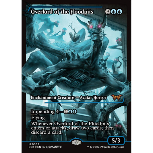 Overlord of the Floodpits, 389, mythic, Magic: The Gathering, Duskmourn: House of Horror