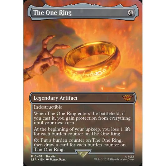 The One Ring, mythic, 451, Magic the Gathering, The Lord of the Rings: Tales of Middle-earth