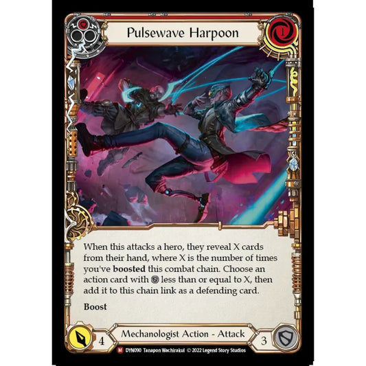 Pulsewave Harpoon DYN090 Majestic Flesh & Blood Trading Card Game Dynasty in Regular Art