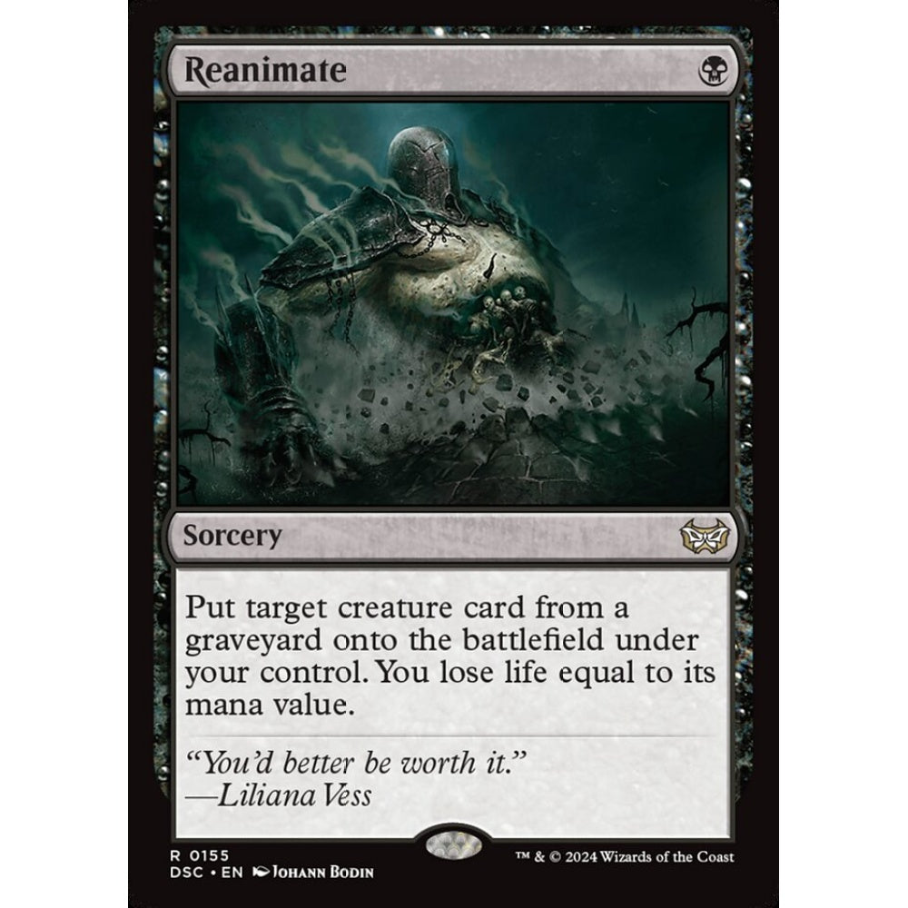 Reanimate, 155, rare, Magic: The Gathering, Duskmourn: House of Horror