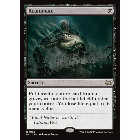 Reanimate, 155, rare, Magic: The Gathering, Duskmourn: House of Horror