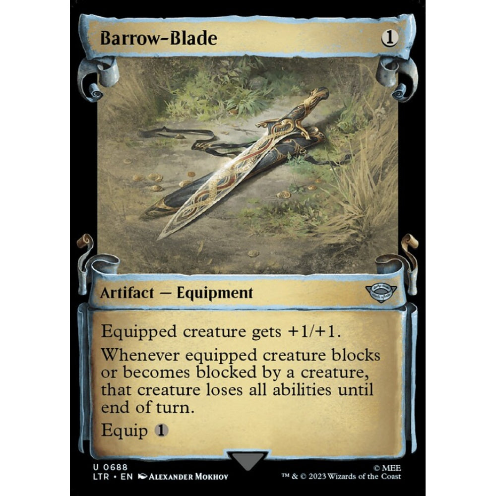 Barrow-Blade, uncommon, 688, Magic the Gathering, The Lord of the Rings: Tales of Middle-earth