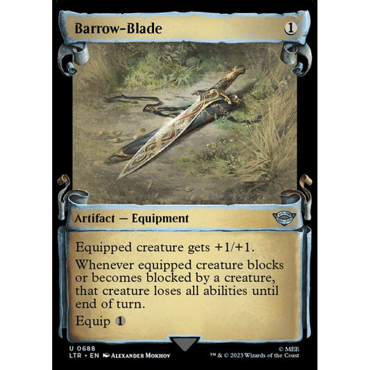 Barrow-Blade, uncommon, 688, Magic the Gathering, The Lord of the Rings: Tales of Middle-earth