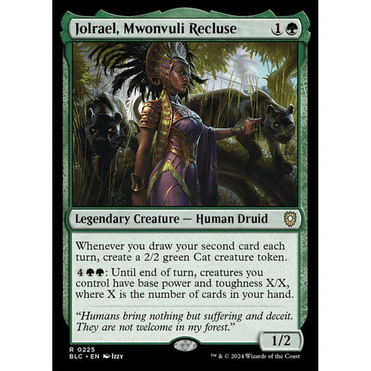 Jolrael, Mwonvuli Recluse, 225, rare, Magic: The Gathering, Bloomburrow