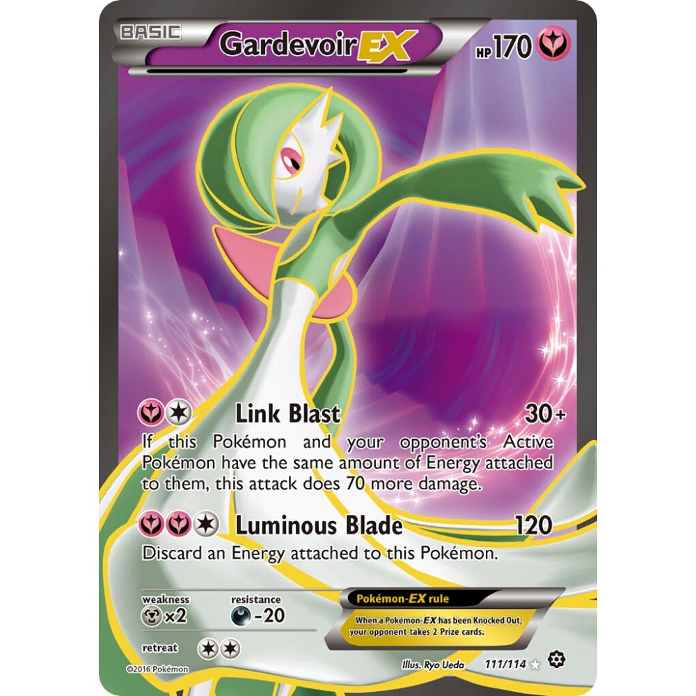 Gardevoir-EX Rare Ultra 111/114 Pokemon Card Game Steam Siege
