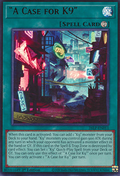 "A Case for K9" (V.1 - Ultra Rare)