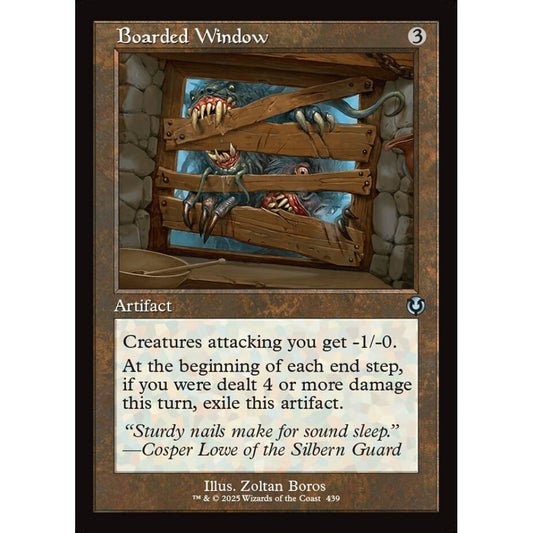 Boarded Window, 439, uncommon, Magic: The Gathering, Innistrad Remastered