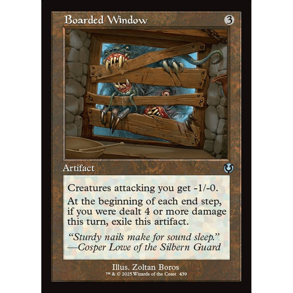 Boarded Window, 439, uncommon, Magic: The Gathering, Innistrad Remastered