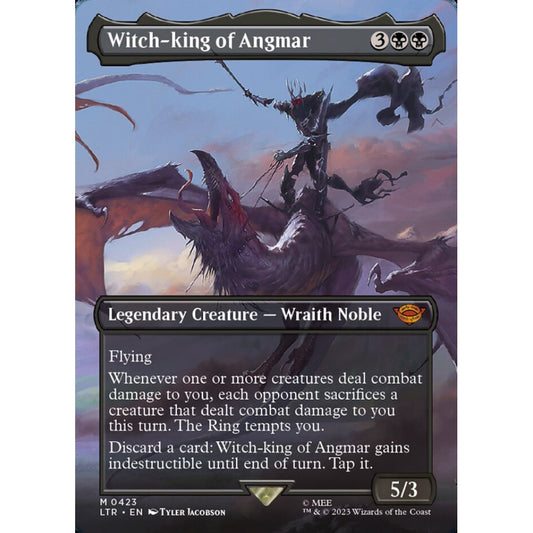 Witch-king of Angmar, mythic, 423, Magic the Gathering, The Lord of the Rings: Tales of Middle-earth