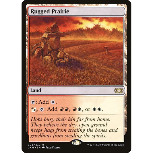 Rugged Prairie rare 325 Magic the Gathering Double Masters