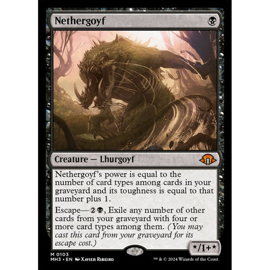 Nethergoyf, 103, mythic, Magic: The Gathering, Modern Horizons 3