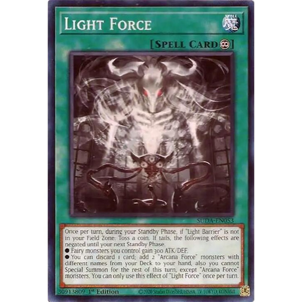Light Force SUDA-EN053 Common Yu-Gi-Oh Supreme Darkness