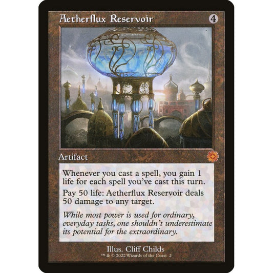 Aetherflux Reservoir mythic 2 Magic the Gathering The Brothers' War Retro Artifacts
