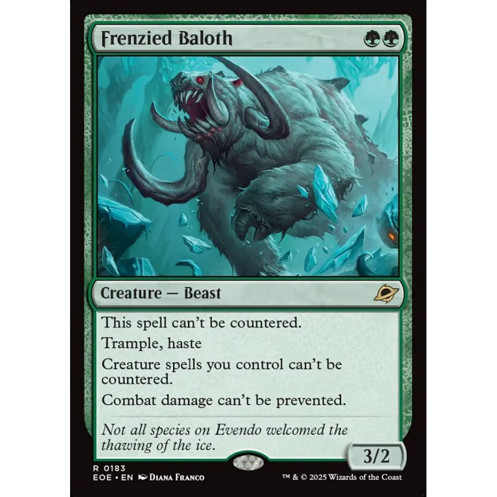 Frenzied Baloth rare 183 Magic the Gathering Edge of Eternities