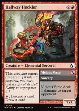 Hallway Heckler // Vicious Verse