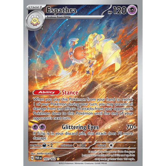 Espathra Illustration Rare 197/182 Pokemon Card Game Paradox Rift