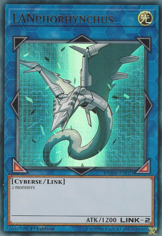 LANphorhynchus DUDE-EN021 Ultra Ultra Rare Yu-Gi-Oh Duel Devastator in Art