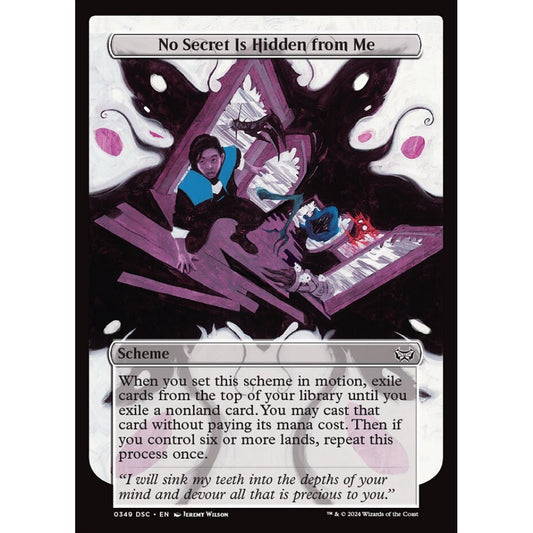 No Secret Is Hidden from Me, 349, common, Magic: The Gathering, Duskmourn: House of Horror