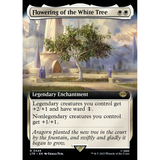 Flowering of the White Tree, rare, 348, Magic the Gathering, The Lord of the Rings: Tales of Middle-earth