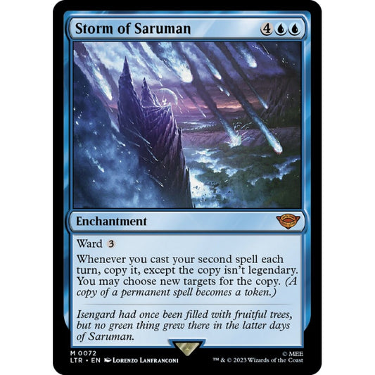 Storm of Saruman, mythic, 72, Magic the Gathering, The Lord of the Rings: Tales of Middle-earth