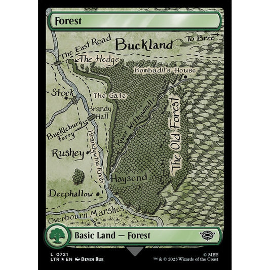 Forest, common, 721, Magic the Gathering, The Lord of the Rings: Tales of Middle-earth