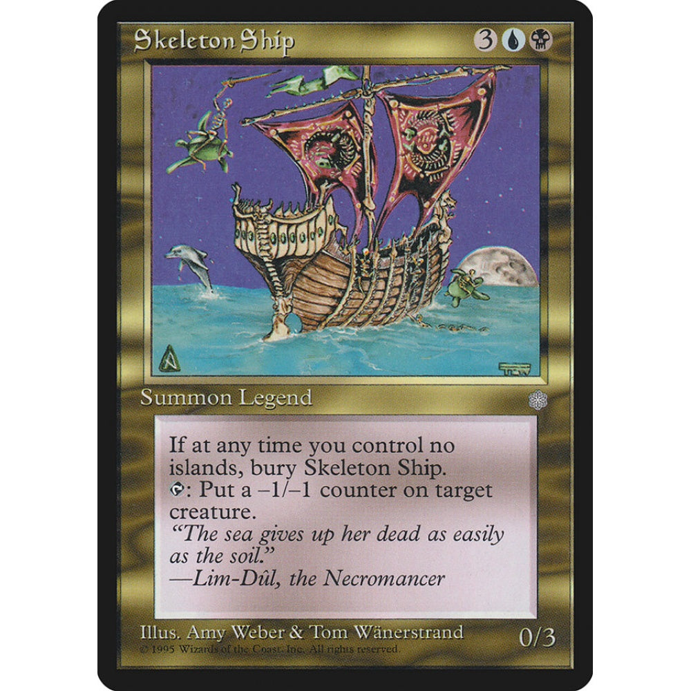 Skeleton Ship rare 301 Magic the Gathering Ice Age