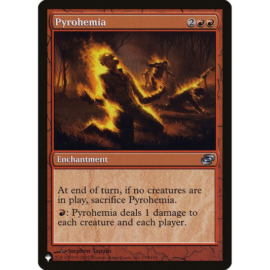 Pyrohemia uncommon PLC-119 Magic the Gathering The List