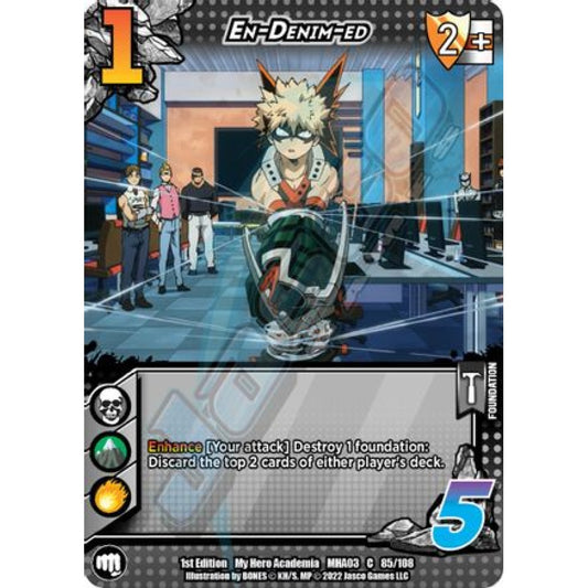 En-Denim-ed, 85/108, C, UniVersus, MHA03 Heroes Clash