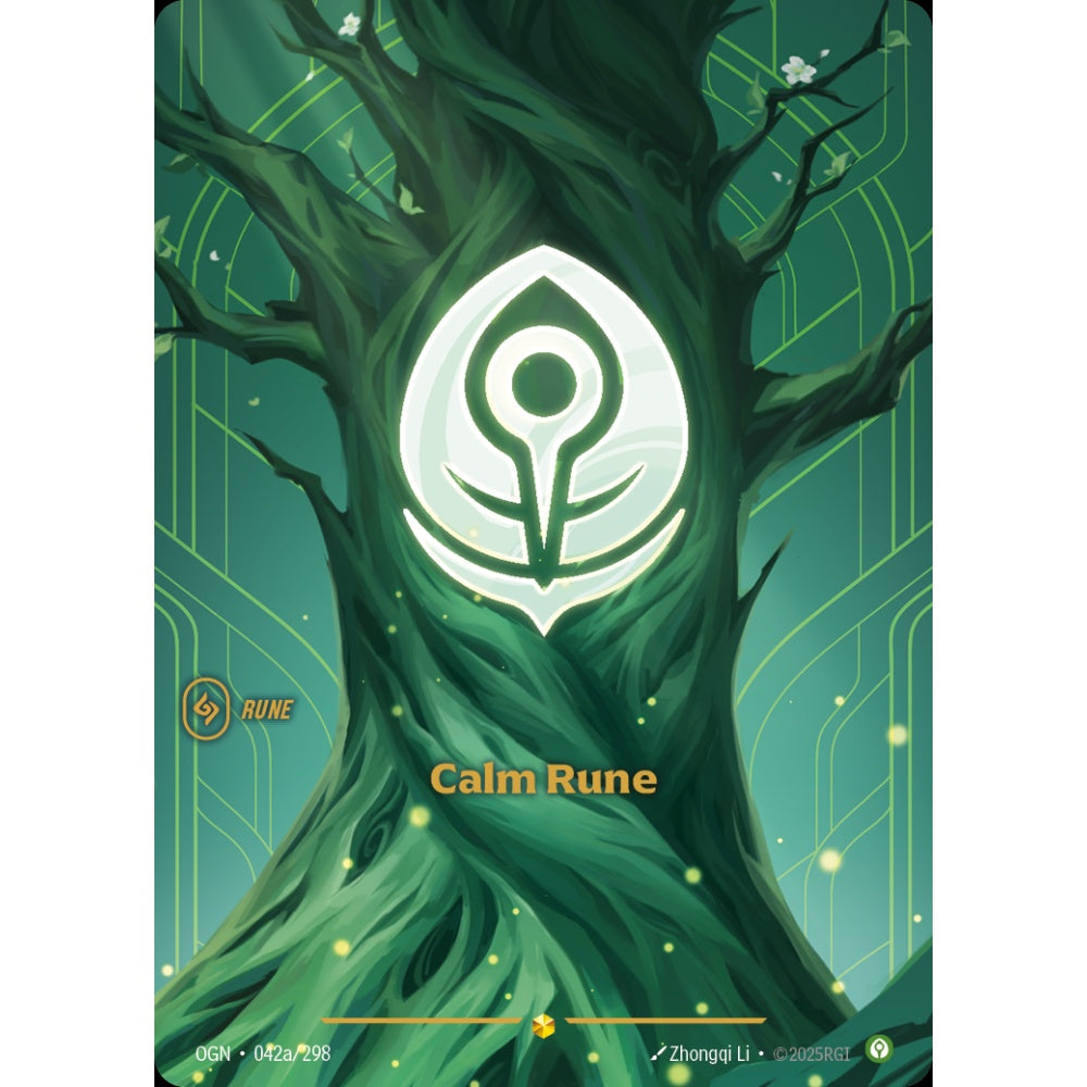 Calm Rune OGN-042a/298 Riftbound Card Game Origins Showcase